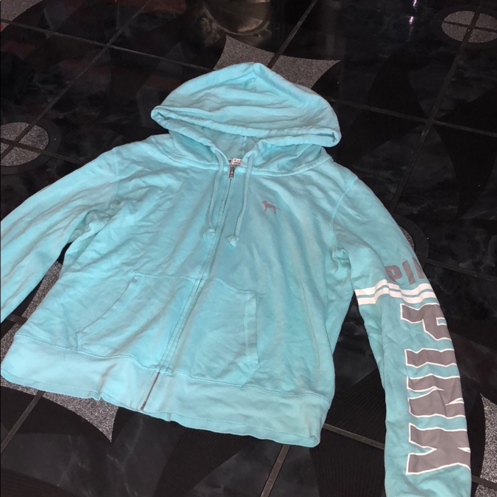 VS PINK ZIP UP